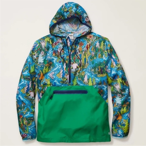 Bonobos Fielder Lightweight Anorak Pullover Jacket Windbreaker Skater Gorpcore - Picture 7 of 15